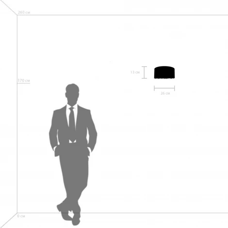 Бра Osgona FIOCCO 701611 (LED, 220V, хрусталь)