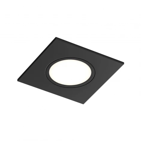 Встраиваемый влагозащищенный светильник PORT DK3102-BK (220V)