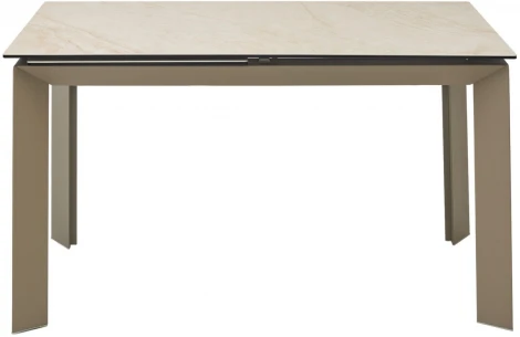 Стол CREMONA 140 KL-105, итальянская керамика / Тауп, ®DISAUR