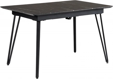 Стол R-Home Диего раздвижной 140-180 Темный мрамор/Бабочка