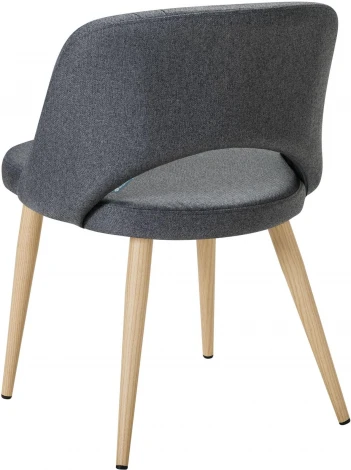 Стул Lars темно-серый/нат.дуб R-Home арт.410120131h_Darkgrey_н.дуб