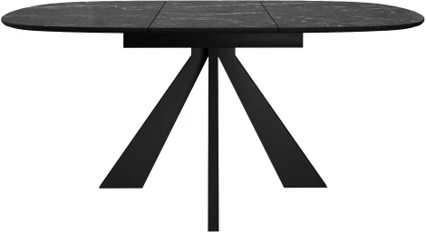 Стол DikLine SKK110 Керамика Черный мрамор/подстолье черное/опоры черные (2 уп.) 00-00070100