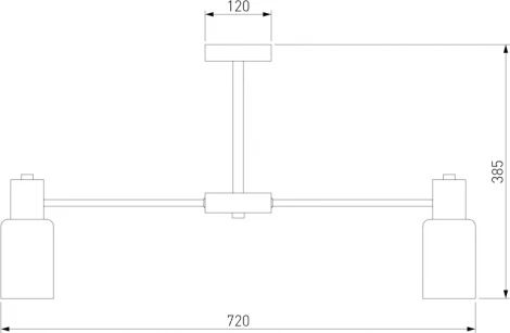 Потолочная люстра Wi-Fi на штанге Eurosvet Vegga 70160/8 хром (220V, управление смартфоном, голосовое управление, умный дом - Minimir Home, Алиса, Маруся, Салют)