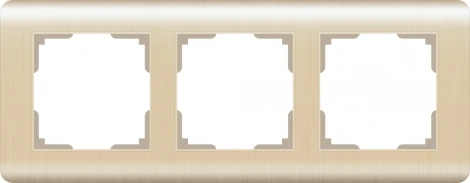 Рамка на 3 поста Stream (шампань) Werkel W0032111 (a051274)