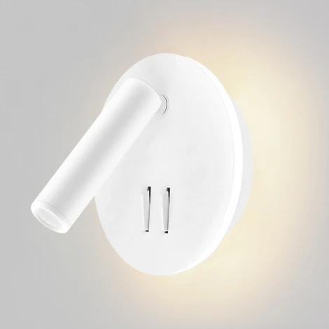 Спот светодиодный круглый с подсветкой Imex Spy Led IL.0005.2101-R WH (220V, выключатель, круглые)