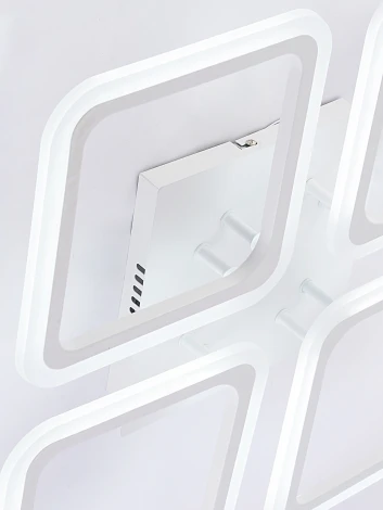 Потолочная люстра светодиодная с пультом ДУ 64W, белый, LED Natali Kovaltseva Sm LED LAMPS 81448