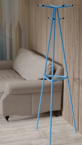 Вешалка напольная Галилео 217 голубой от фабрики Mebelik