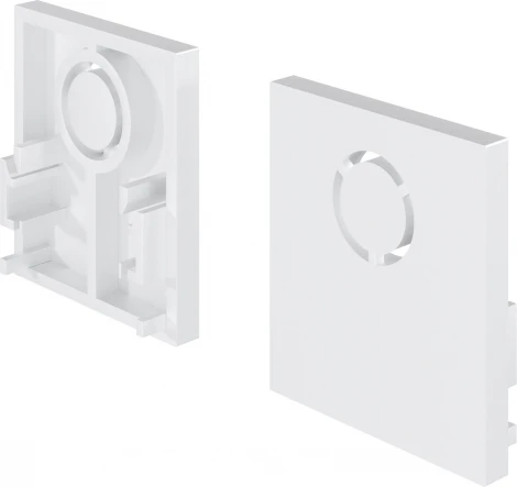 Заглушки для накладного магнитного шинопровода Exility Maytoni Accessories for tracks Exility TRAM034EC-41W