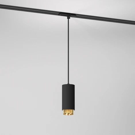 Трековый светильник однофазный Elektrostandard 85021/01 Nubis GU10 черный/золото (220V, круглые)