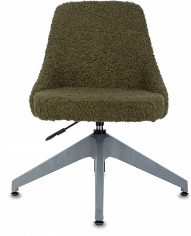 Кресло Бюрократ CH-340GLZ хаки экомех крестов.4-луч. пластик пластик серый