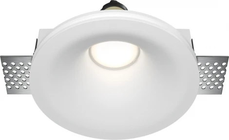 Встраиваемый светильник под гипсокартон Maytoni Gyps Modern DL002-1-01-W-1 (220V, круглые)