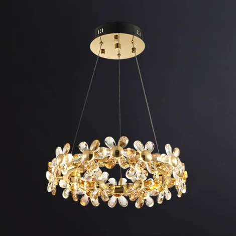 Подвесной светильник Mariola D60 Imperiumloft Mariola01 (219627-23) (LED, 220V, на проводе, цветы, круглые)