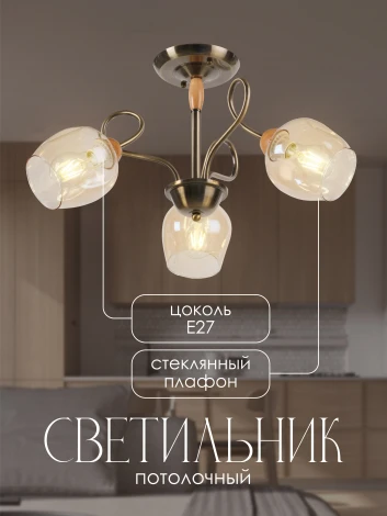 Потолочная люстра на штанге Мелодия Света SS1N 000024838