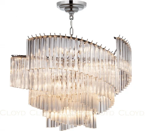 Подвесная люстра каскадная большая Cloyd Evolute 10572 (220V, на цепи)