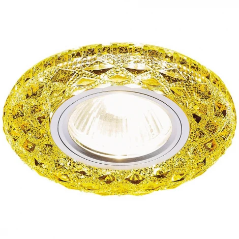 Встраиваемый точечный светильник Ambrella Декоративные Кристалл Лайт S288 GD