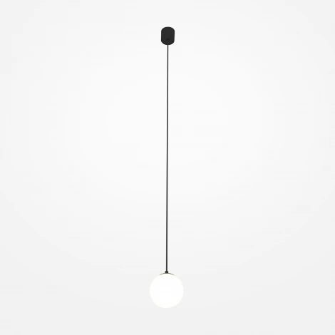 Подвесной светильник LUNA 3000K 1x5Вт 360° LED Maytoni Technical P039PL-5W3K-10-B (220V, на проводе, шар)