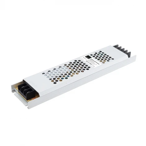 Блок питания 24В 150 Вт IP20 6,25А алюминий слим, серый Apeyron 03-72