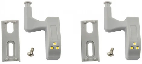 Точечный светильник мебельный Uniel ULK ULK-C02 23A GREY SET2 (LED)