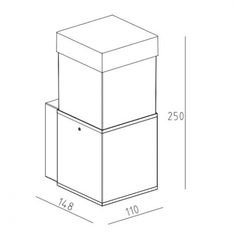 Настенный светильник уличный Oasis Light W61851