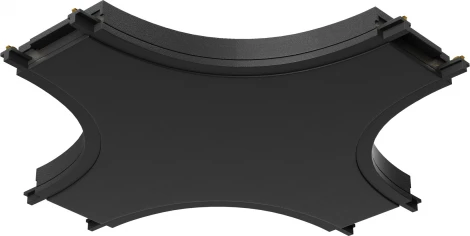 Коннектор питания X-образный Radity черный (магнитный) Maytoni Technical TRA084CX-11B