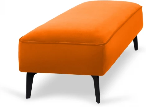 Банкетка Amsterdam ОГОГО (арт.787129), (Ткань,Велюр/Оранжевый)