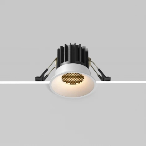 Встраиваемый светильник Maytoni Round DL058-7W2.7K-W (LED, 220V, круглые)