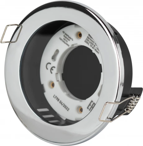 Встраиваемый точечный светильник ЭРА KL95 CH (220V, круглые, IP44)