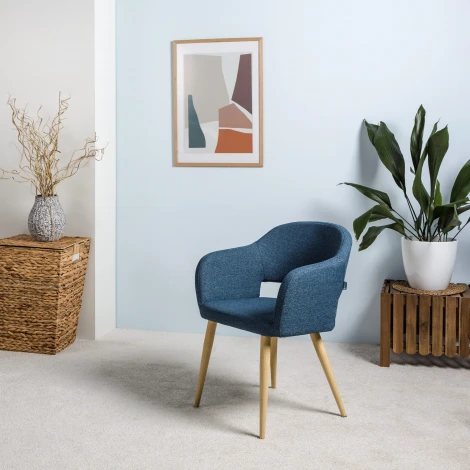 Стул R-Home Oscar Сканди Блю Арт Натур