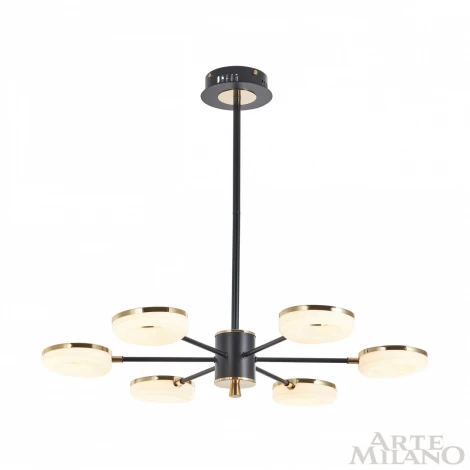 Потолочная люстра на штанге Arte Milano 277499/6 BK/GD (LED, 220V)