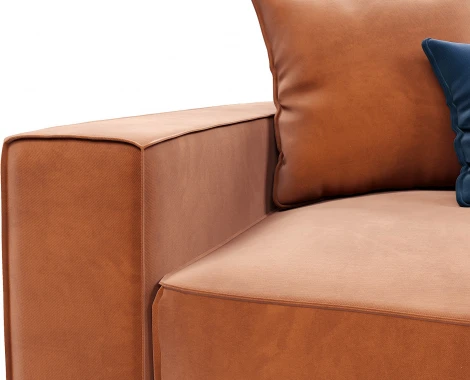 КОРСО-1 Диван прямой, терракотовый D1 furniture арт.AAA41691002