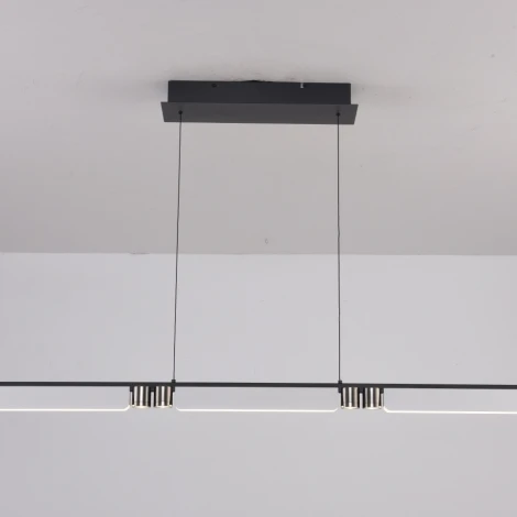 Подвесной светильник iLedex Vision 9309D-1200-2 WH+BK (220V, на проводе)