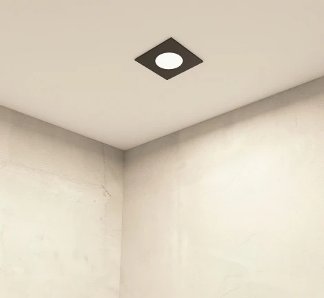 Встраиваемый влагозащищенный светильник PORT DK3102-BK (220V)