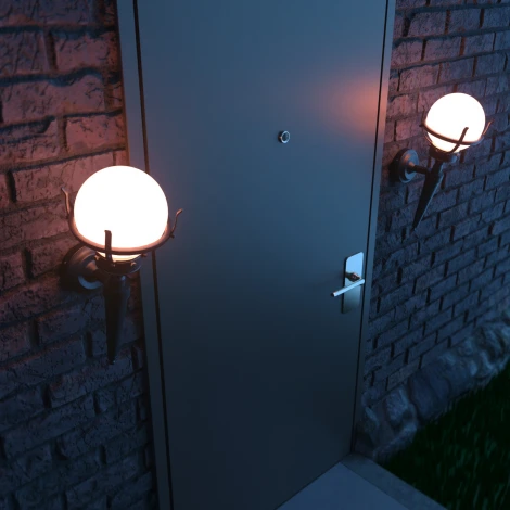 Настенный фонарь уличный Covali WL-30563 (220V, IP54)