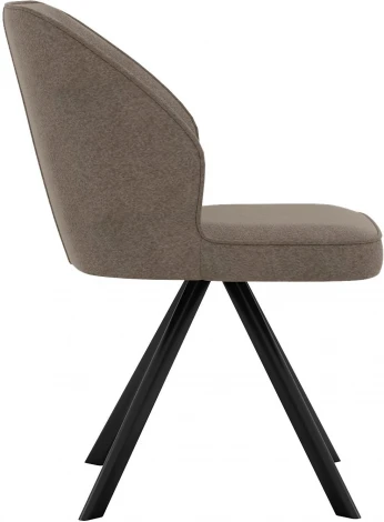 Стул DikLine 233 поворотный NS05 CAPPUCCINO, ножки черные арт.00-00074666