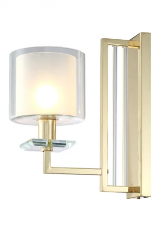 Бра Crystal Lux Nicolas AP1 GOLD/WHITE (220V)