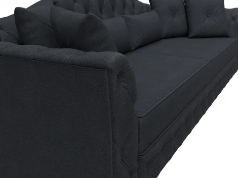 Диван прямой Артис Лига Диванов (Замша) арт.126378