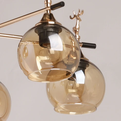 Потолочная люстра на штанге De City Альфа 324019005 (220V, шарики, животные)