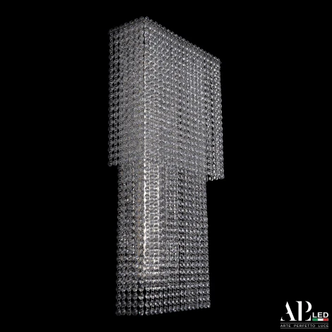 Бра светодиодное APL LED Sicilia SH500.B3.35-70.A.Ni.4000 (220V, хрусталь)