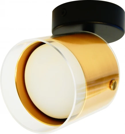 Спот настенно-потолочный Feron HL3891 LUMINA 48797 GX53, золото, черный (220V, круглые)