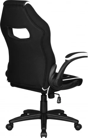 Кресло игровое DOBRIN RICK (черно-белый)