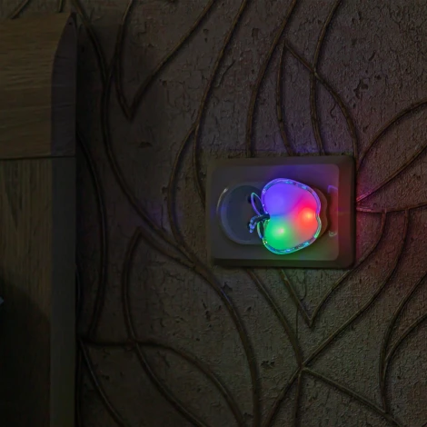 Ночник Uniel DTL-308-Яблоко/RGB/3LED/0,5W
