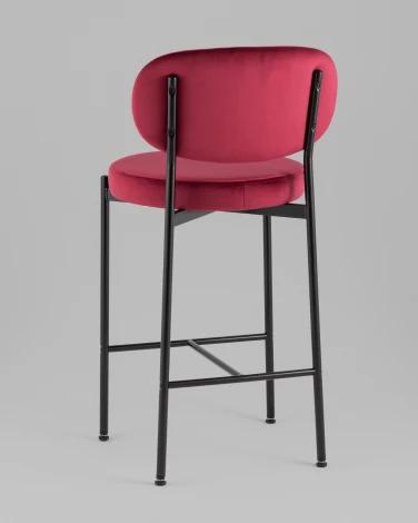 Стул полубарный Бриф VD велюр винный Stool Group УТ000042505