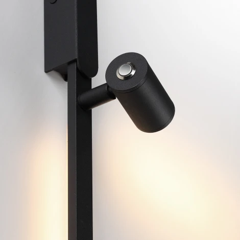 Прямой элемент для инсталляции Odeon Light Fino 7155/150S черный/силикон/металл IP20 LED 24W(21W+3W) 600Лм 3000K 120° 24V