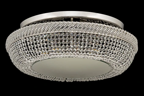 Потолочная люстра буше Dio D'Arte Bari E 1.4.60.100 N (220V, хрусталь, кольцо)