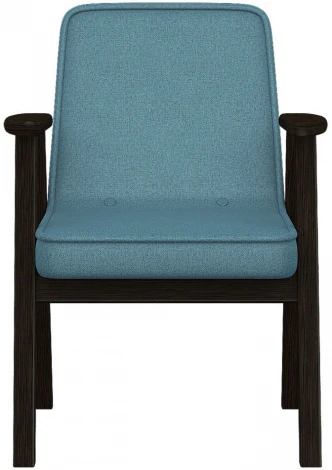 Кресло Ретро ткань голубой, каркас венге от фабрики Mebelik