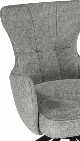 Стул на металлокаркасе Woodville Atlanta gray / black крутящийся арт.15832