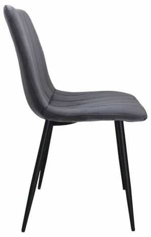 Стул Evoke Serenity Hesby (Металл/Велюр, Серый) арт.HSBI_DC103_grey