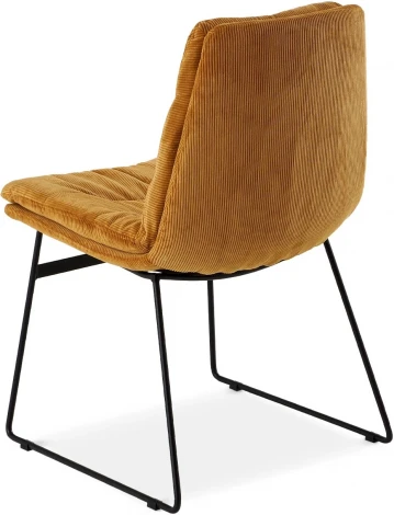 Обеденный стул Vitra ОГОГО Обстановочка! (Вельвет/Бежевый,Черный) арт.930824