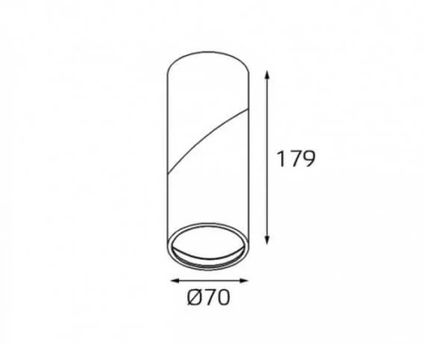 Спот Italline M03-0106 black
