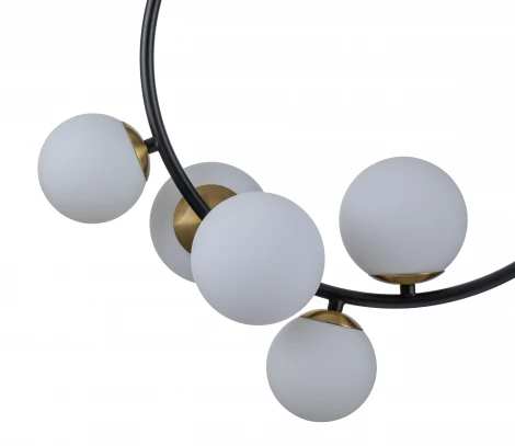 Люстра подвесная Nuvole V000088 (11002/6P Black) (220V, на проводе, шар)